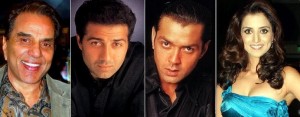 Dharamendra, Sunny, Bobby and Kulraj - The YPD team
