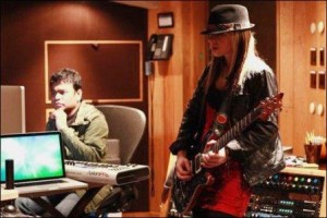 A.R.Rahman with Orianthi recording of Sadda Haq